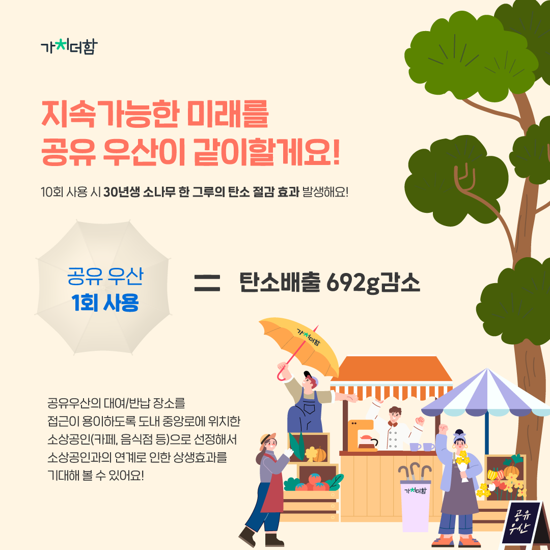 [2023] 소상공인과 함께하는 제주형 공유우산 서비스